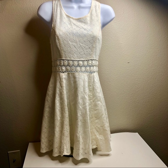 Free People Daisy Crotchet Lace Skater Dress - Picture 3 of 8